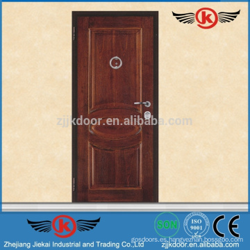 JK-AI9805 Puerta de madera de hierro Puerta de diseño de parrilla